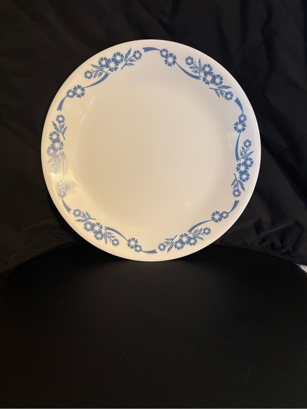 Corelle Blue Cornflower 60th Anniversary plate
